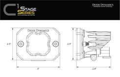 Stage Series C1R Flush Mount LED Pods (Pair)
