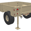 XTR3 Bed Rack for M1101 Style Military Trailer