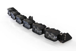 Single Row 2Banger Light Bar: 6 Pod/24"
