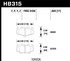 Hawk Super Duty Street Brake Pads