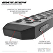 Westin Grate Steps Running Boards 54 in - Textured Black