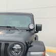 KC HiLiTES Jeep JL/JT A-Pillar Mount Light Kit w/Apollo Pro Halogen Lights 100w Spread Beam - Black