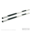 Westin Premier 4 Oval Nerf Step Bars 75 in - Stainless Steel