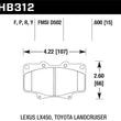 Hawk LTS Street Brake Pads