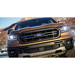 Black Stainless Steel Hex Style Lower Grille Insert w/ Adaptive Cruise Control