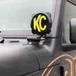KC HiLiTES Jeep JL/JT A-Pillar/Cowl Mount Kit w/6in. Gravity LED Pro6 Spot Beam Lights