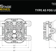 SS3 LED Fog Light Kit - Type AS | 19+ Ranger